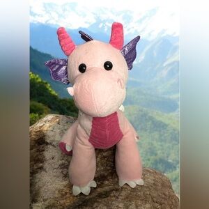 Dragon Pink and Purple Plush Wings Toy Kids of America Corp